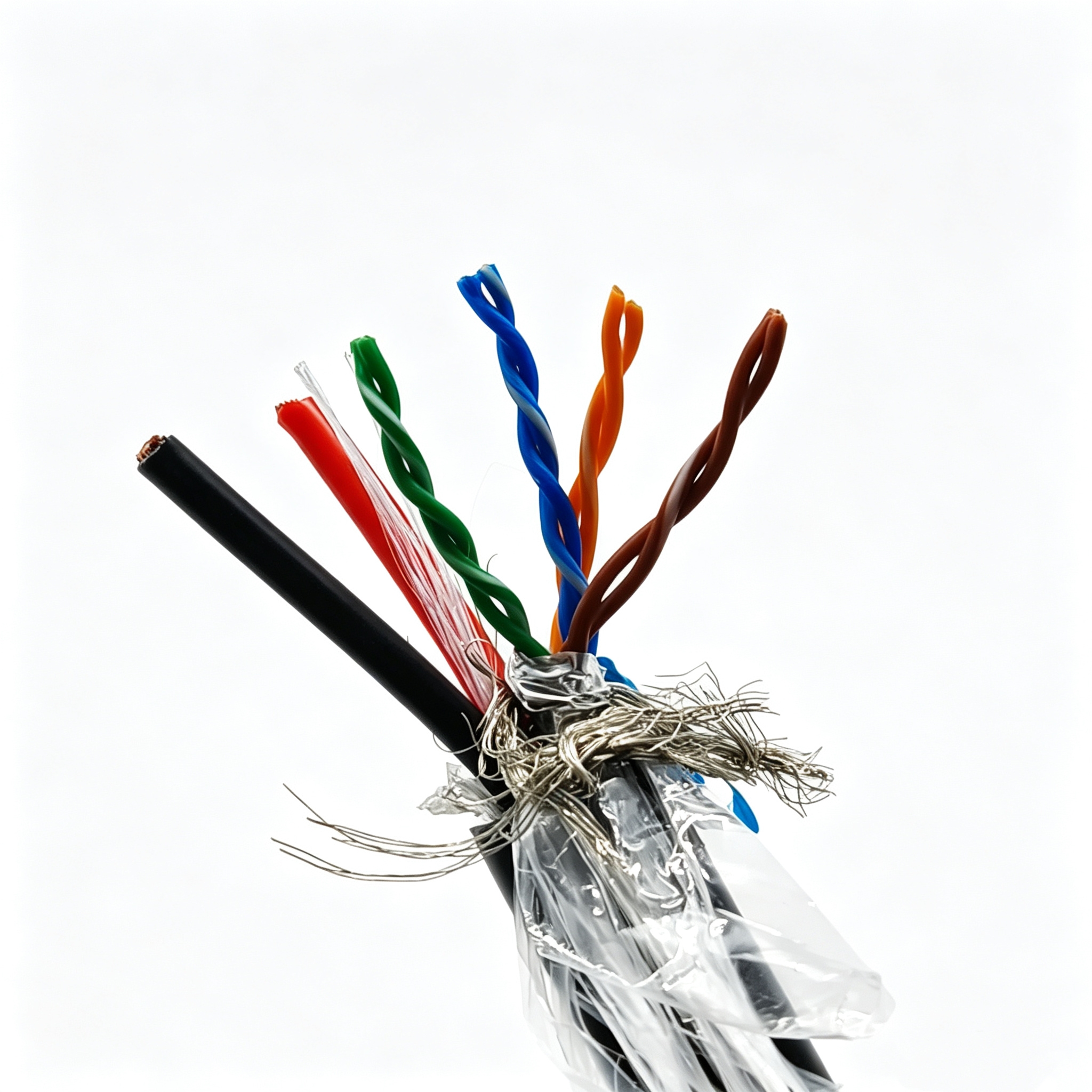 水密光电复合电缆 水密电缆 2×14AWG+STP CAT5